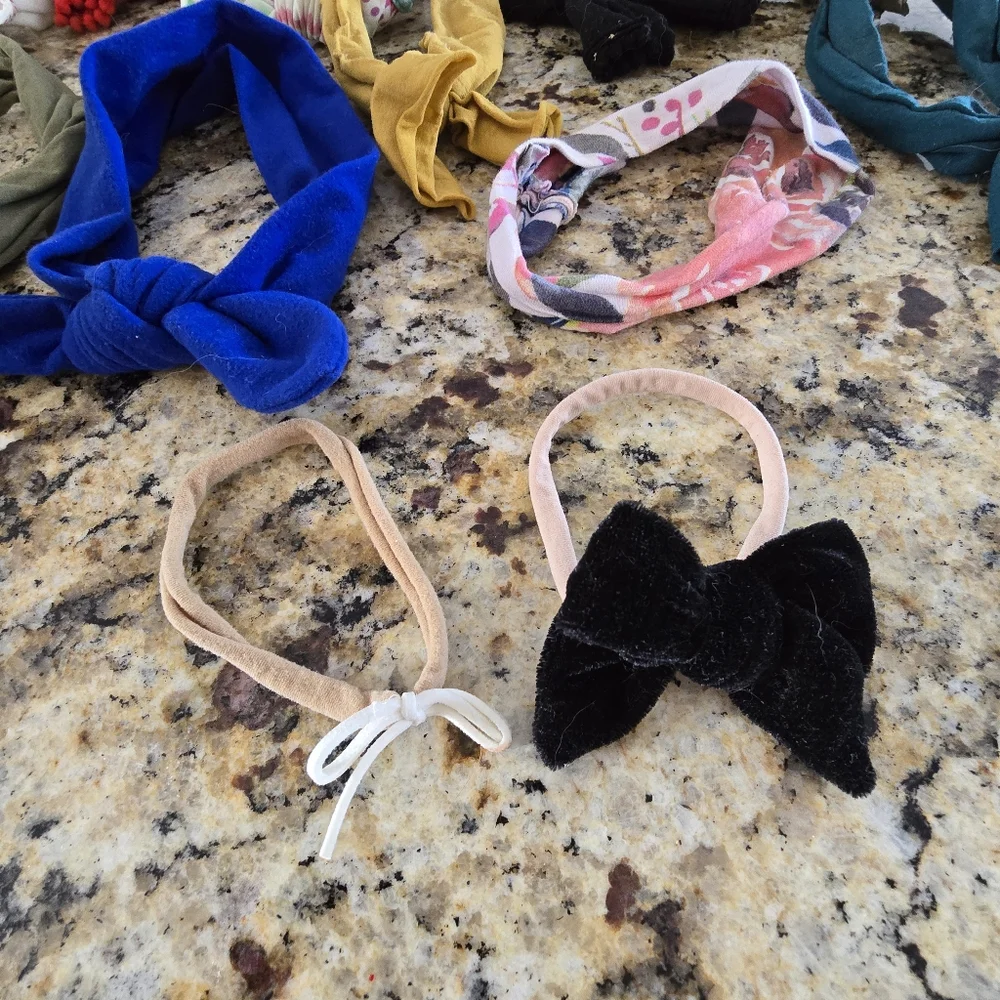 Infant Colorful Hair Accessories Set Of 27 Headbands